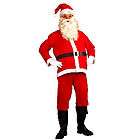 Piece Santa Suit Set Christmas Santa Claus Costume Adult One Size 