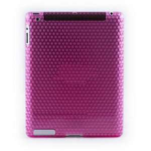  Pink Hydro Gel Smart Case for iPad 2   Honeycomb Effect 