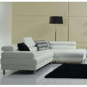  Leather Off White Sectional Sofa