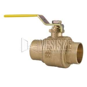   Ball Valve with Solder End Connections   Brass, 1/2
