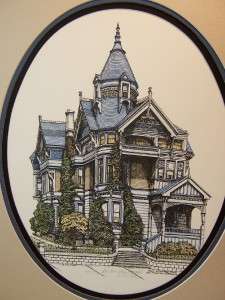 1982 Signed Patrick Frisco Haas Lilienthal House Print  