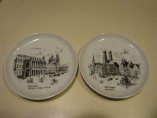 Vintage Porcelain 2 Small PlatesKaiser W.Germany  