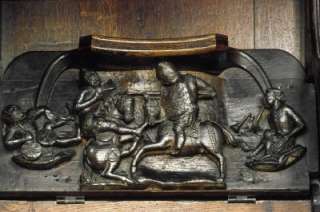 Knights Jousting Medieval carving Tournament Plaque UK  