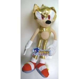   Sonic the Hedgehog Plush Series   Super Sonic 9in [Toy] Toys & Games