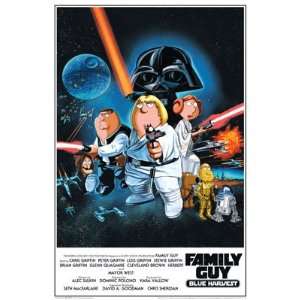  FAMILY GUY   Star Wars   BLUE HARVEST   NEW POSTER(Size 24 
