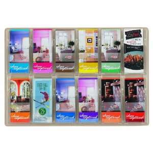  Safco® Reveal Pamphlet Display Rack with 12 Pockets