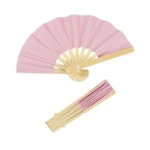  Mini Pink Bamboo Fans   Party Themes & Events & Party 