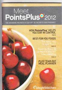 Weight Watchers Pointsplus 2012 Getting Started Guide Book New fast 