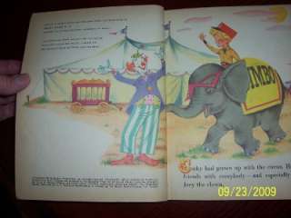 Very old ~LITTLE GOLDEN BOOK ~CIRCUS BOY #290 price on front cover 25c 