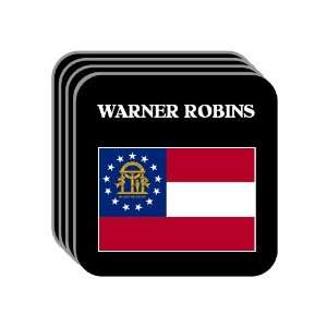  US State Flag   WARNER ROBINS, Georgia (GA) Set of 4 Mini 