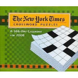    The New York Times Crossword Puzzles 2008 Calendar