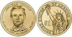 2010 ABRAHAM LINCOLN GOLD DOLLAR COINS UNCIRCULATED NMT  