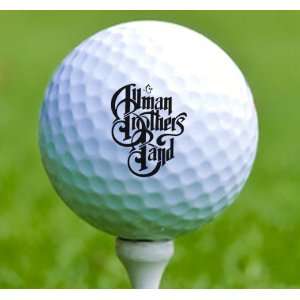    3 x Rock n Roll Golf Balls Allman Brothers Musical Instruments