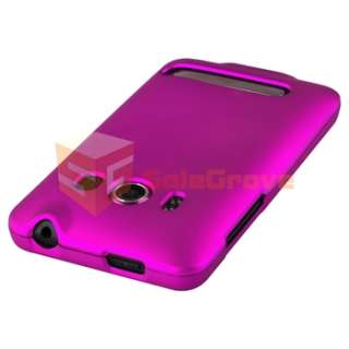 4x Color Hard Case Cover+Privacy LCD For HTC EVO 4G  