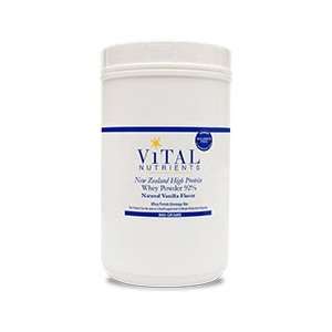 Vital Nutrients Whey Powder 92%, New Zealand High Protein with Natural 
