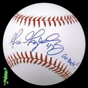  Gio Gonzalez Autographed Baseball   with go Nats 
