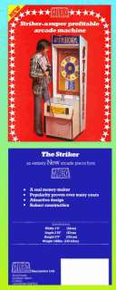 STRIKER ALCA Electronics Ltd. Arcade Advertising Flyer  