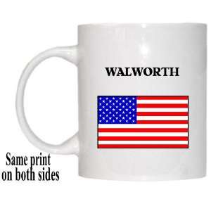  US Flag   Walworth, New York (NY) Mug 