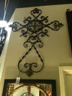 tuscan wrought iron cross wall decor perfect decorative accent for 