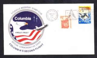 SPACE SHUTTLE COLUMBIA STS 2 LAUNCH 1981 Space Cover  