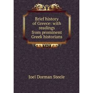   readings from prominent Greek historians Joel Dorman Steele Books