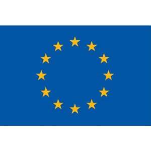  European Union 3x5ft Nylon Flag with Indoor Pole Hem and 