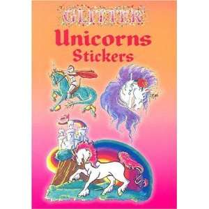  Glitter Unicorns Stickers (Dover Little Activity Books 