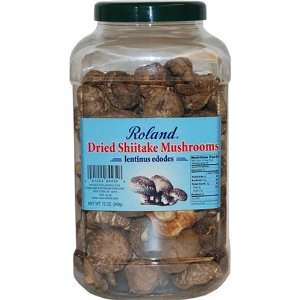 Roland Dry Whole Shiitake Mushrooms, 12 Ounce Package  