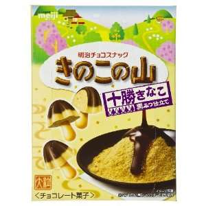 Meiji Kinoko No Yama Brown Sugar Syrup Flavor Mushroom Shaped Cookie 