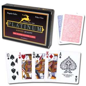 Modiano Platinum Acetate Plastic Playing Cards Regular  