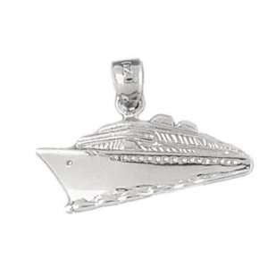   Sterling Silver Pendant Cruise Ship CleverSilver Jewelry