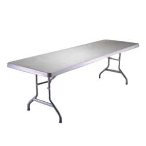 Lifetime Putty 8 Foot Utility Table with Folding Legs 