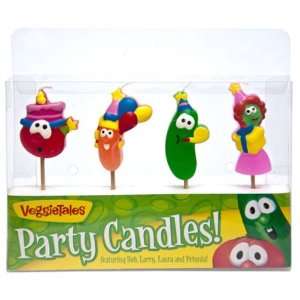  Veggie Tales Characters Candles for Birthday Party Cake 