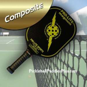  Pickleball Paddle Magnum Composite Yellow on Black Sports 