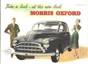 1953 Morris Oxford Sales Catalog  