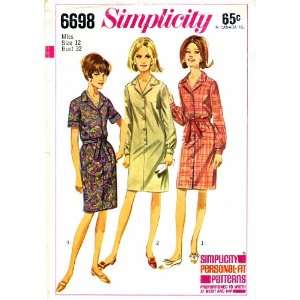   Sewing Pattern Slim Dress Size 12 Bust 32  Arts, Crafts & Sewing