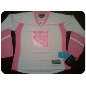 New York Rangers Pink NHL Hockey Jersey   Womens Size XL   Brand New 