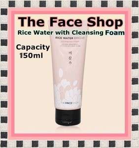 The Face Shop Brightening Rice Water Cleansing Foam 150ML For Face 