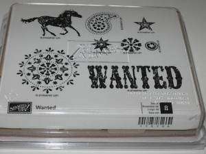 Stampin Up Wanted Stamp Set 8 New UM Western Horse  
