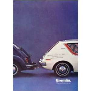  1970 AMC GREMLIN Sales Brochure Literature Book Piece 