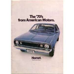  1970 AMC HORNET Sales Brochure Literature Book Piece 