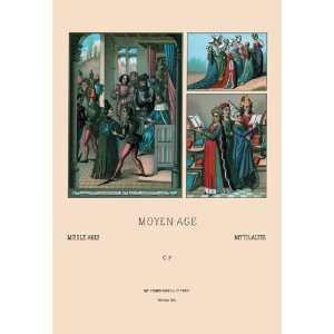  People and Places of Medieval Europe 24x36 Giclee