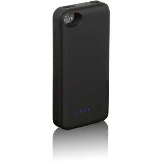 Thin External Extended Battery Power Case for iPhone 4 (Black)  