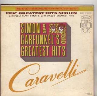 CARAVELLI AND HIS MAGNIFICENT STRINGS EP PS JAPAN SIMON & GARFUNKEL 