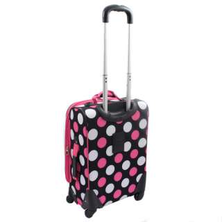 Rockland 20 Carry On Upright Spinner Multi Pink Dot $130  