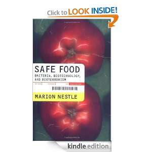 Safe Food Bacteria, Biotechnology, and Bioterrorism (California 