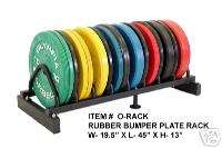 ADER OLYMPIC RUBBER BUMPER PLATE HOLDER RACK TREE  