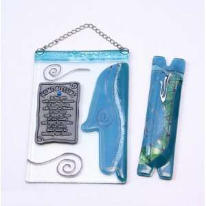  Fused Glass Mezuzah & Home Blessing Combo Gift Everything 