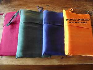 100% Silk Sleeping Bag Liner and warm weather cover  