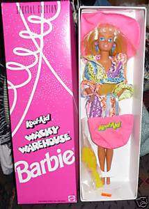 NRFB 1994 Special Edit Kool Aid Wacky Warehouse Barbie  